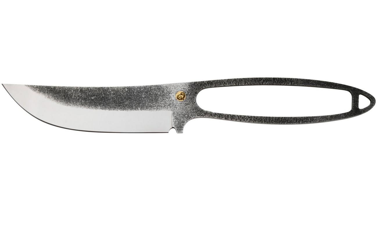 Beavercraft SNK1 Skeleton Knife, D2, Paracord, vaststaand mes