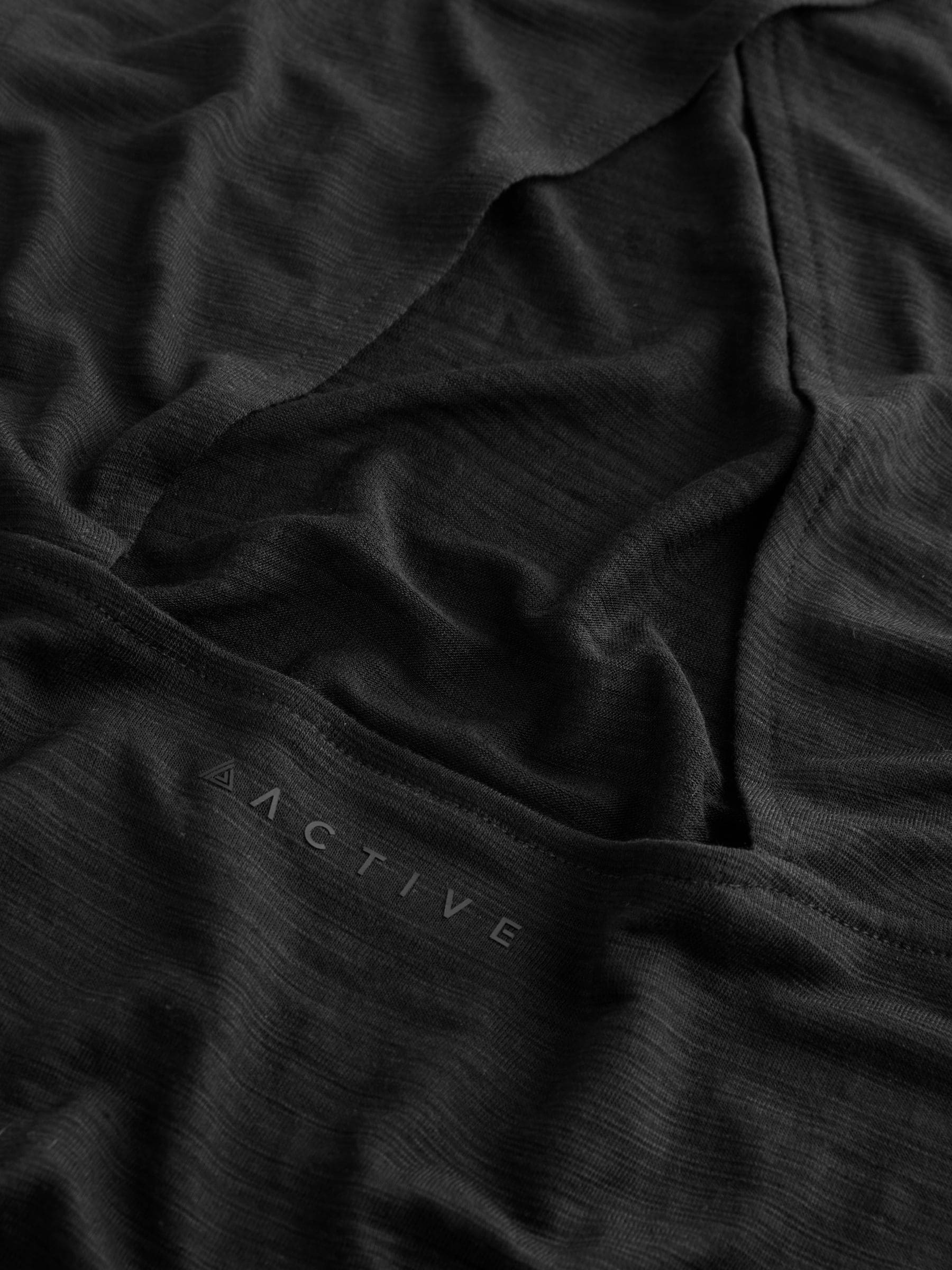 Zwart - Actieve lichtgewicht open rug tanktop
