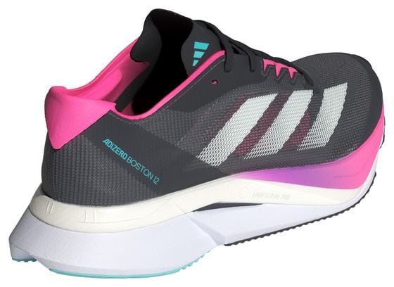 Chaussures adidas adizero Boston 12 Noir Rose Femme