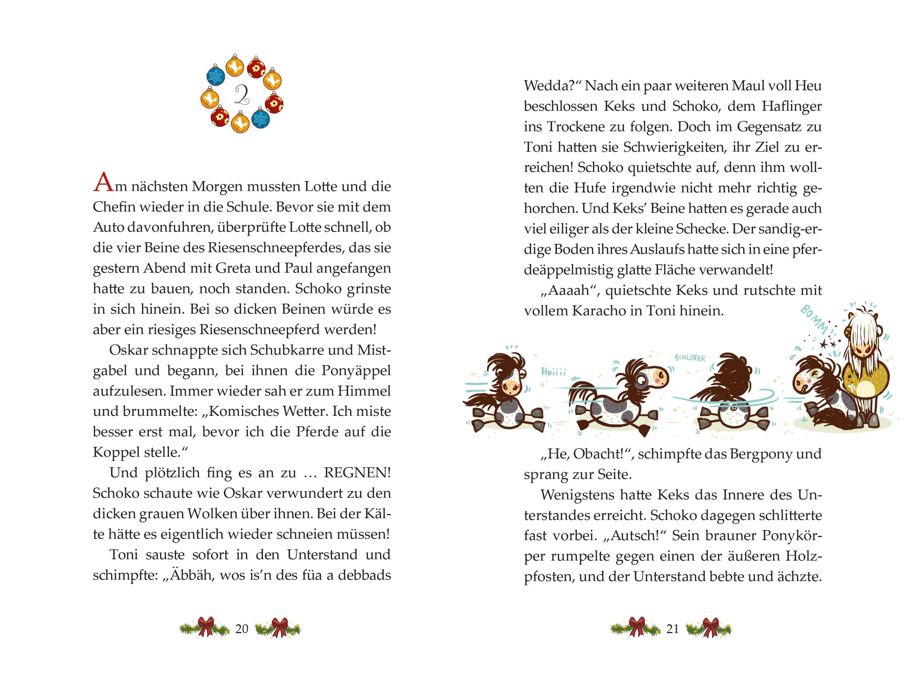 Advent, Advent, ein Pony rennt! / Die Haferhorde Bd.16
