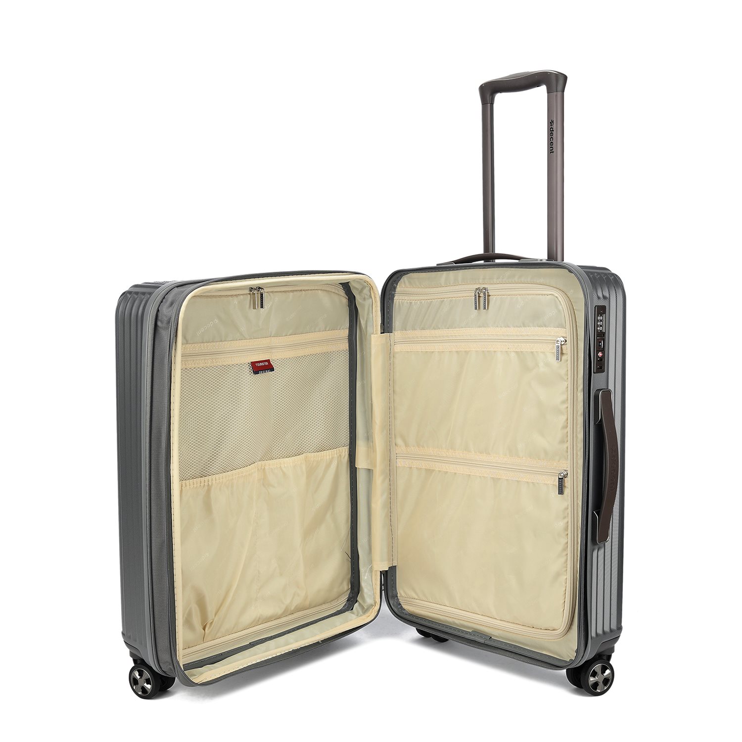 Decent Tourister Medium Trolley 66 grey