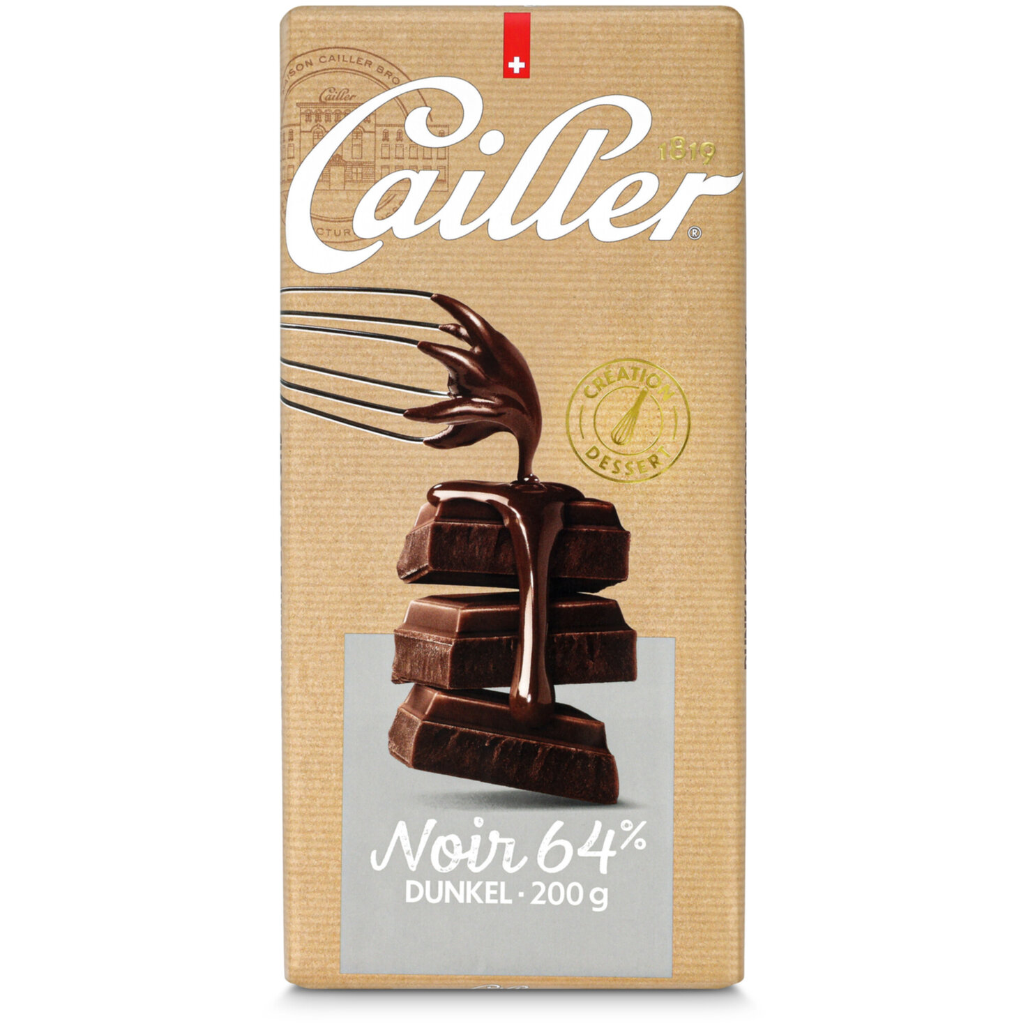 Cailler Dessert dunkle Schokolade Tafel