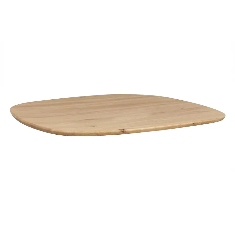 WOOOD Tablo Tafelblad - Eiken - Naturel - 2,2x130x130