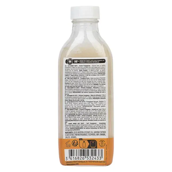 Hei Poa Pur Monoi de Tahiti Frangipani 100ml