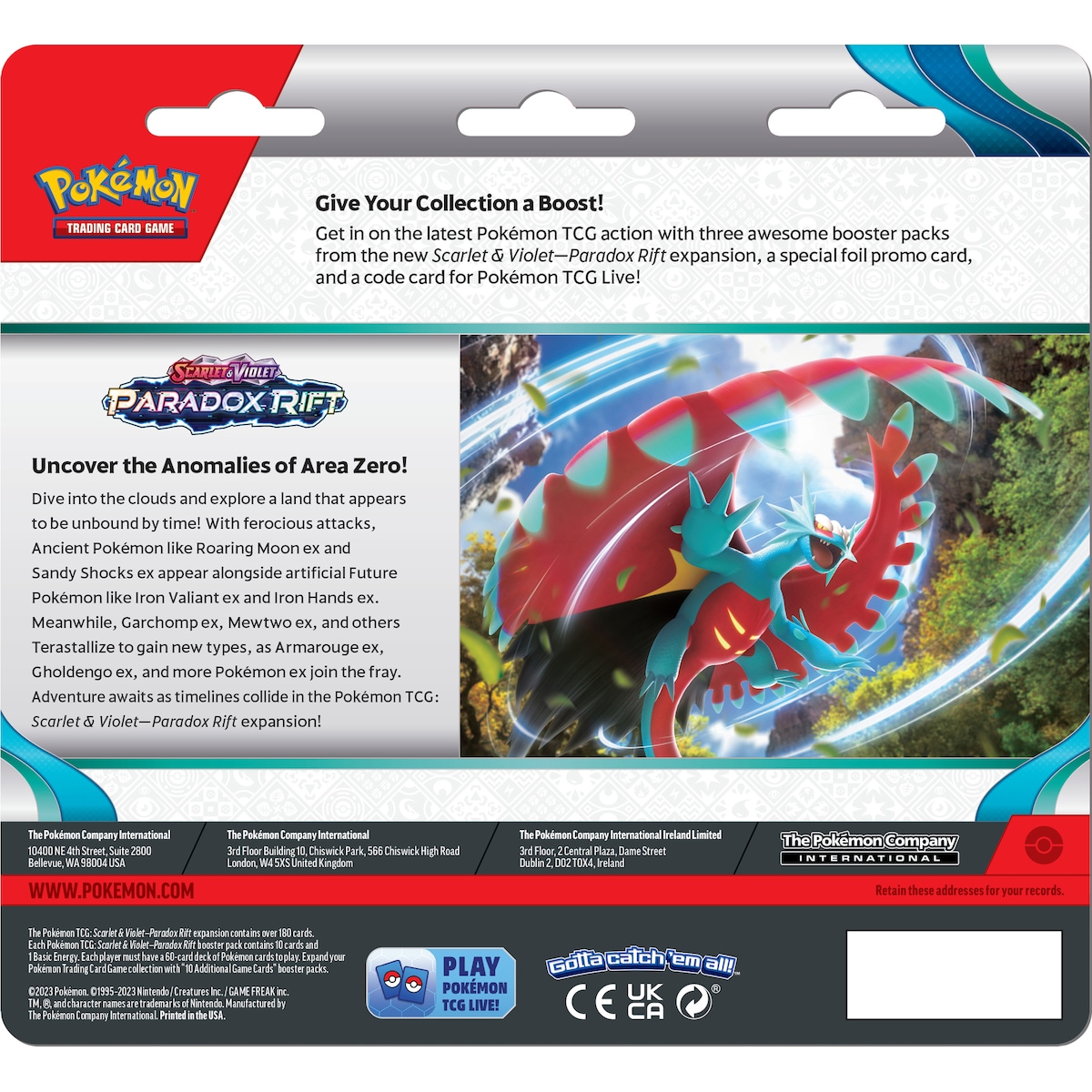 Scarlet & Violet 3-pack - Paradox Rift