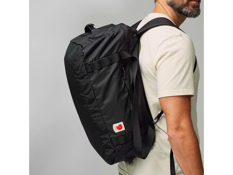 Fjällräven Duffle Bag High Coast Duffel 36 Schwarz Leichte und vielseitige Tasche mit verschiedenen Tragemöglichkeiten