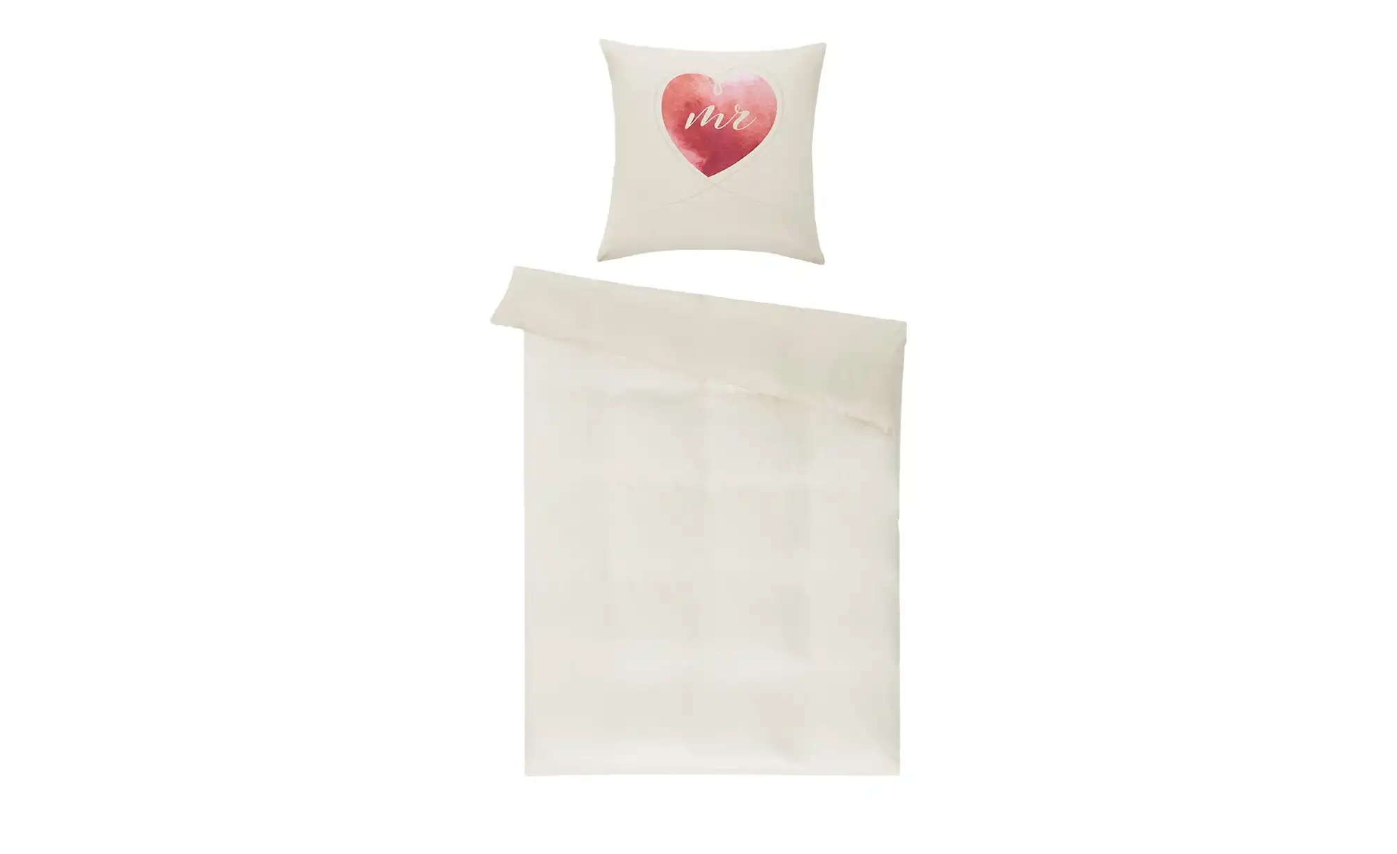 como Satin Bettwäsche One Love