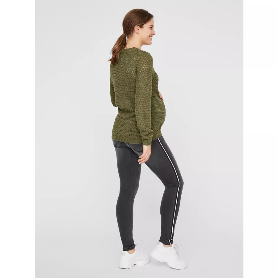 mama licious Langarmshirt MLKIRSA Four Leaf Clover
