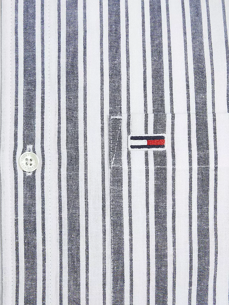 TOMMY JEANS Hemd Regular Fit  dunkelblau
