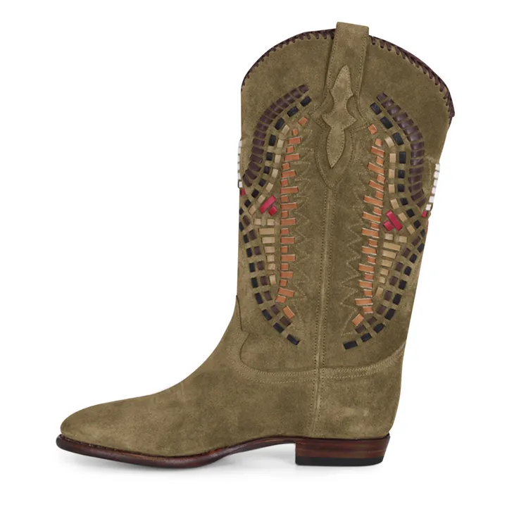 Shiloh Heritage Bottes Midnight Inca Daim | Beige