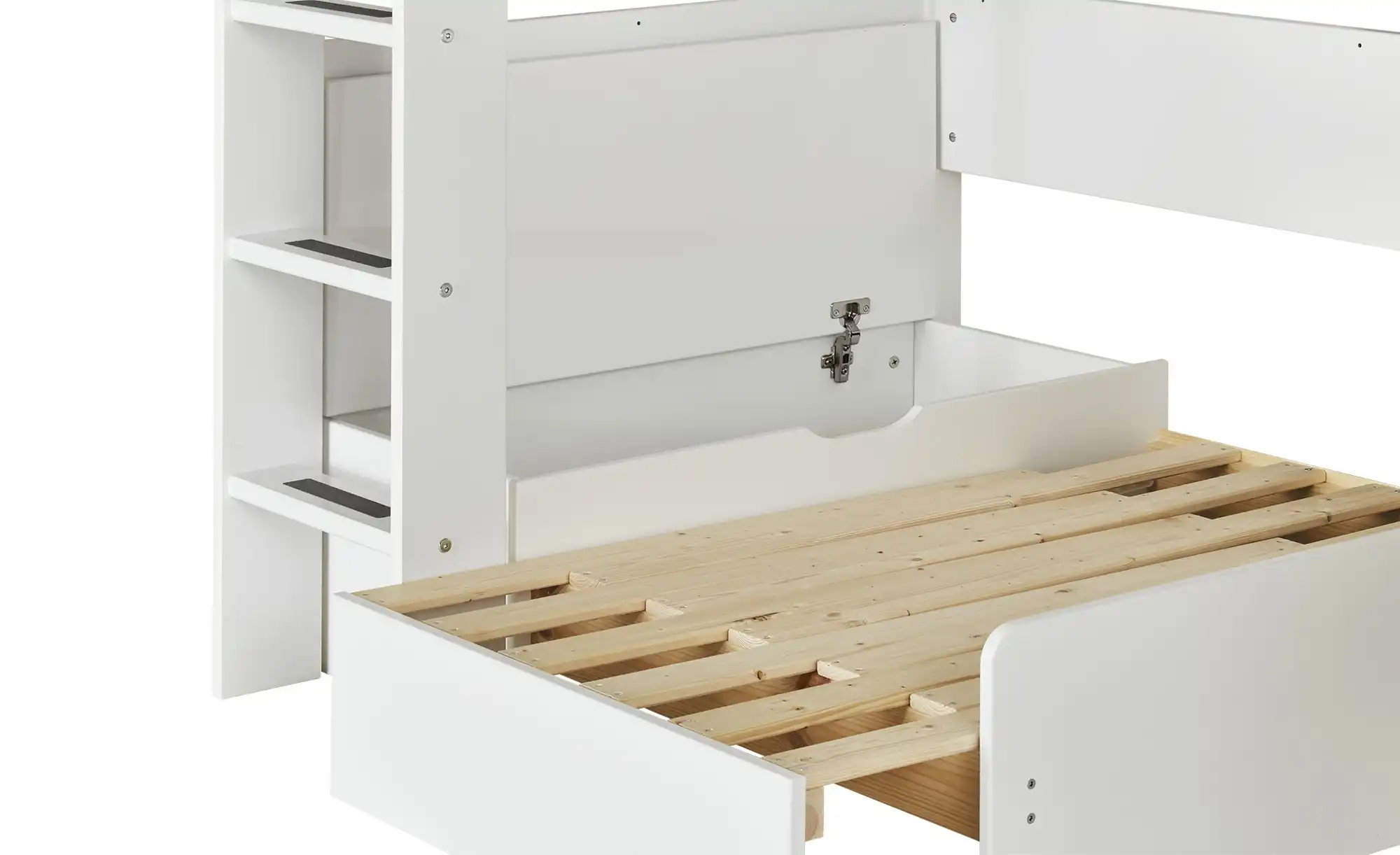 FLEXA Hochbett mit senkrechter Leiter Flexa White