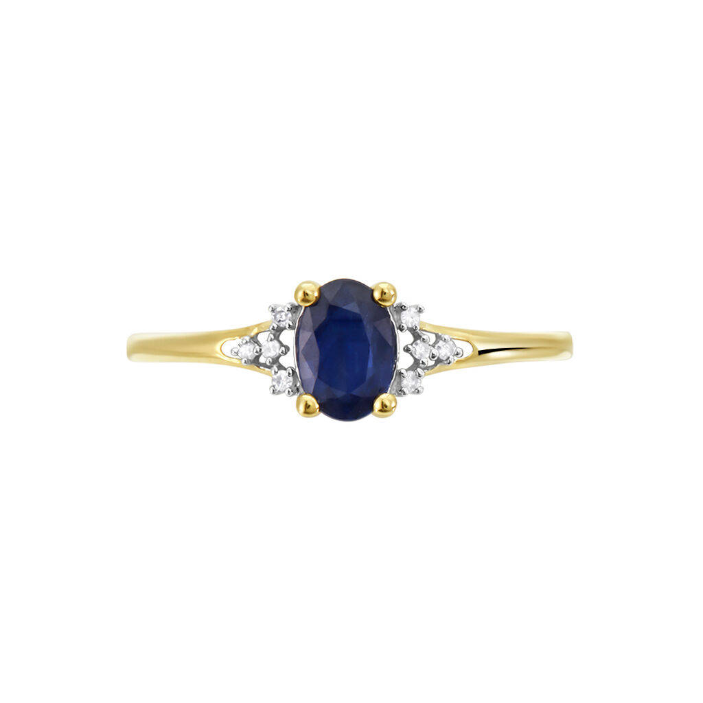 Bague Or Jaune Marie Saphir Diamants