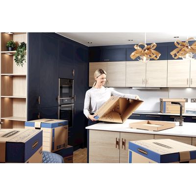 5 Cartons déménagement avec couvercle - Bankers Box SmoothMove Prime Fellowes