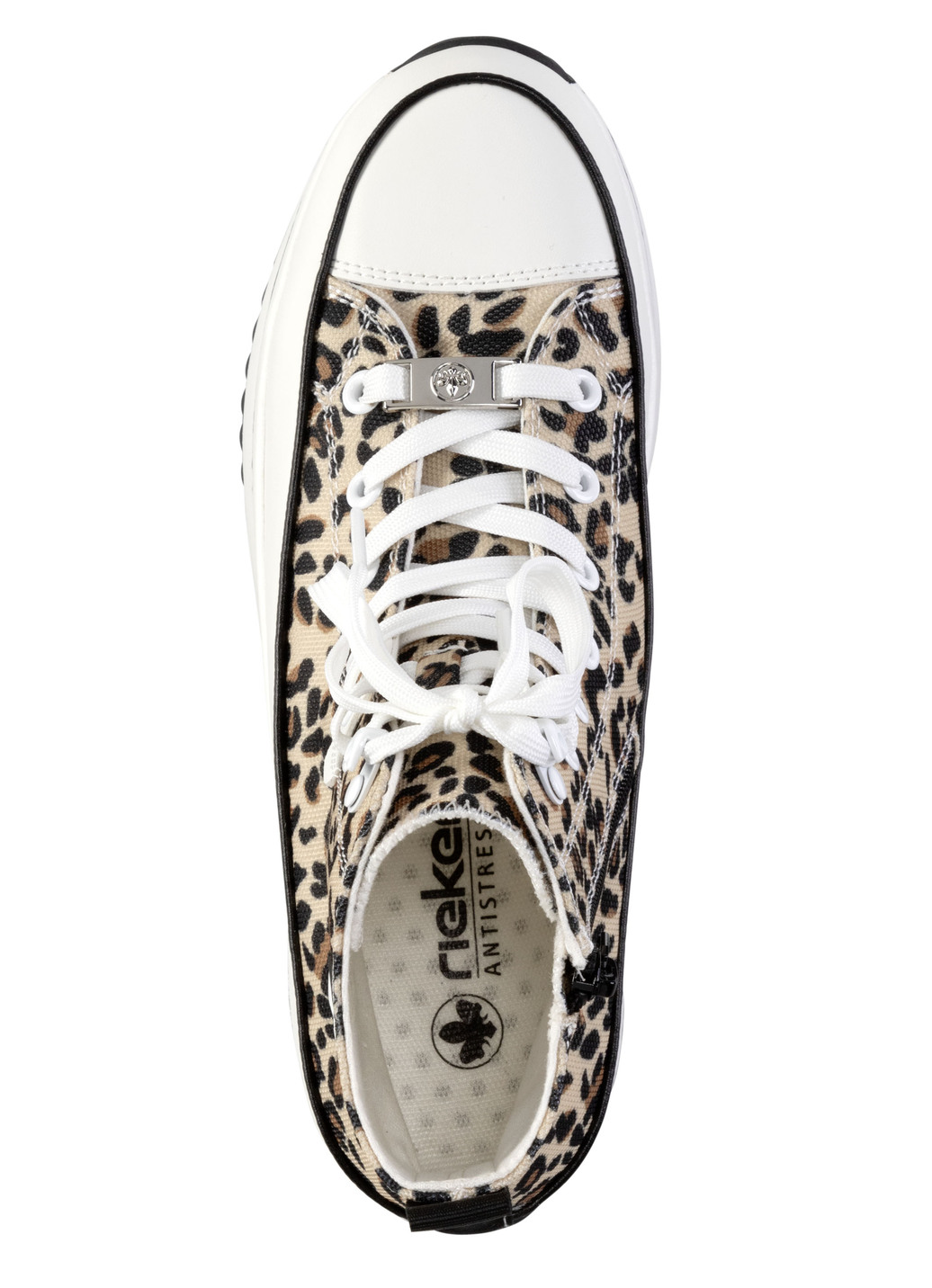 Rieker Schnür-Bootie in Leo-Print oder Denim-Style