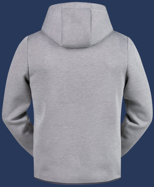 DynaCross Men Hood ScuWiLiHiTec, Lightgreymelange