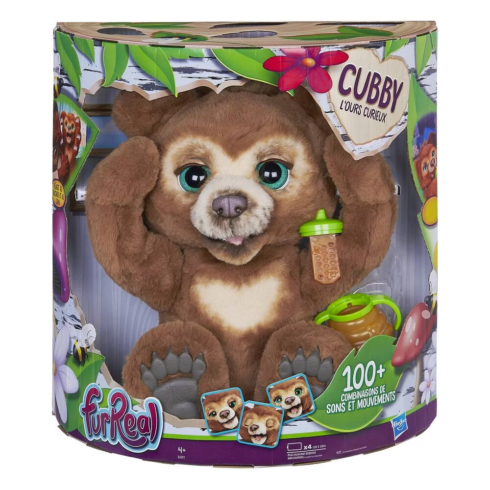 FURREAL - PELUCHE CUBBY, L'OURS CURIEUX