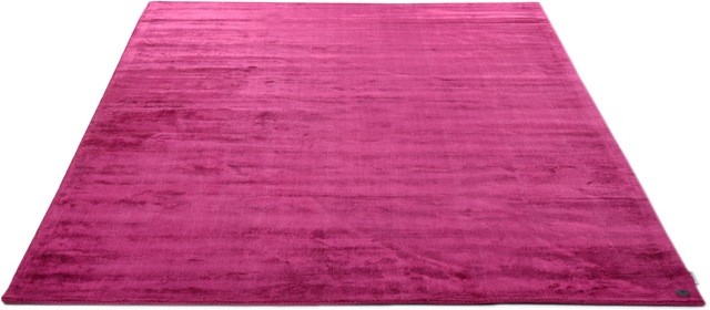 TOM TAILOR HOME Teppich »Shine uni« rechteckig 8 mm Höhe Handweb Teppich, 100% Viskose, handgewebt, mit elegantem Schimmer