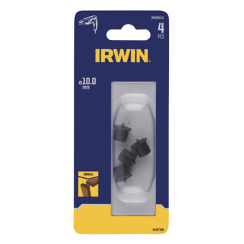 Irwin centreerpunten voor deuvels van Ø10 mm. Inhoud 4 stuks.