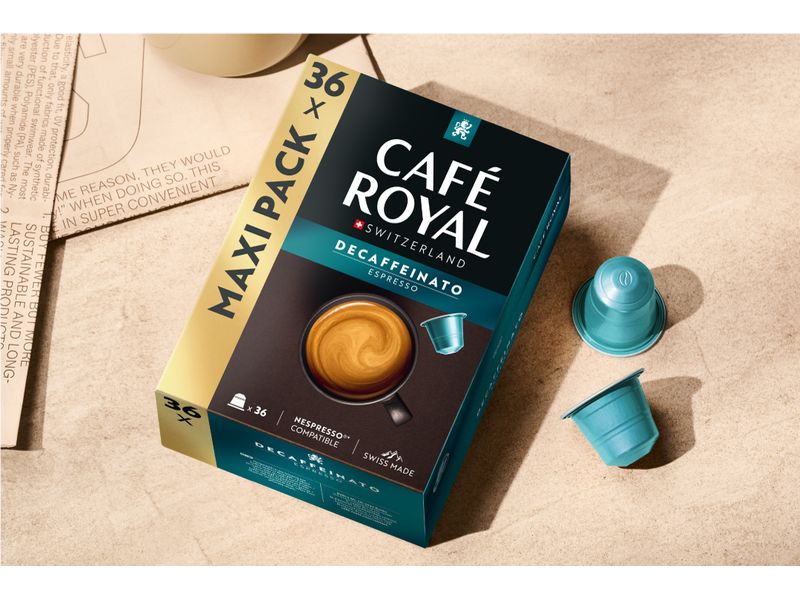Café Royal Kaffeekapseln Nespresso Espresso Decaffeinato 10 Kaffeekapseln für Nespresso Maschinen