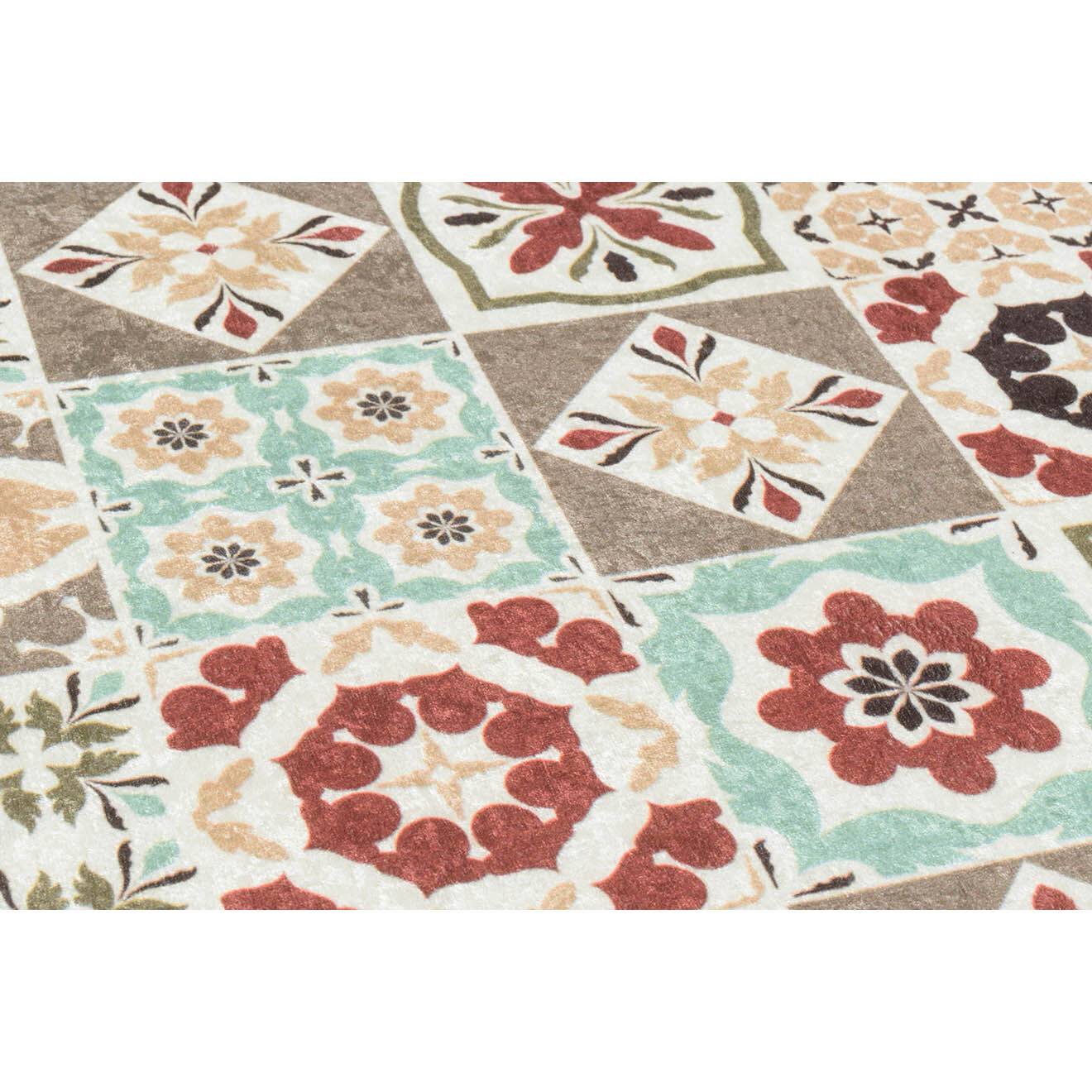 Nazar Rugs Tapis Azulejo 756 multicolore - 50x100 cm