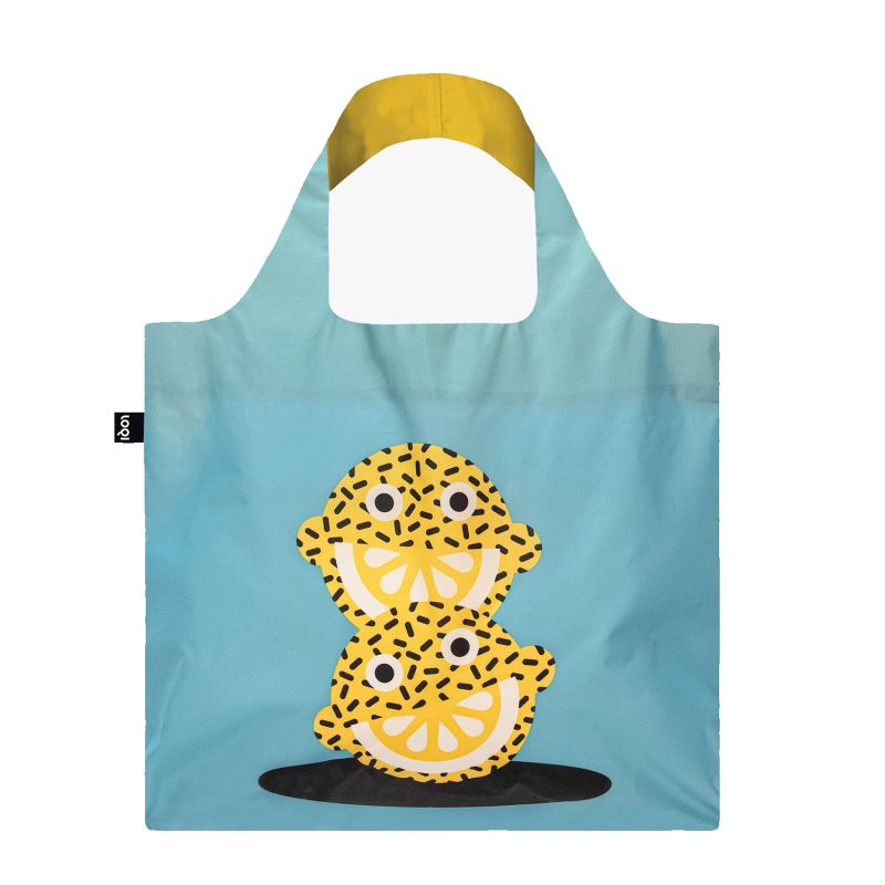 Sac shopping pliable avec pochette zip 50cm Lucky Lemons from Daniel Ramírez Pérez