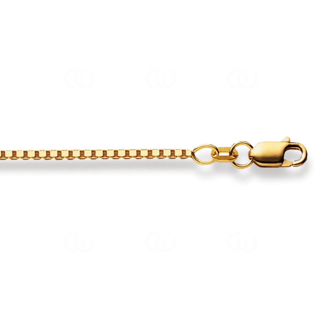 Venezianerkette diamantiert 750/18 K Gelbgold 1.4mm