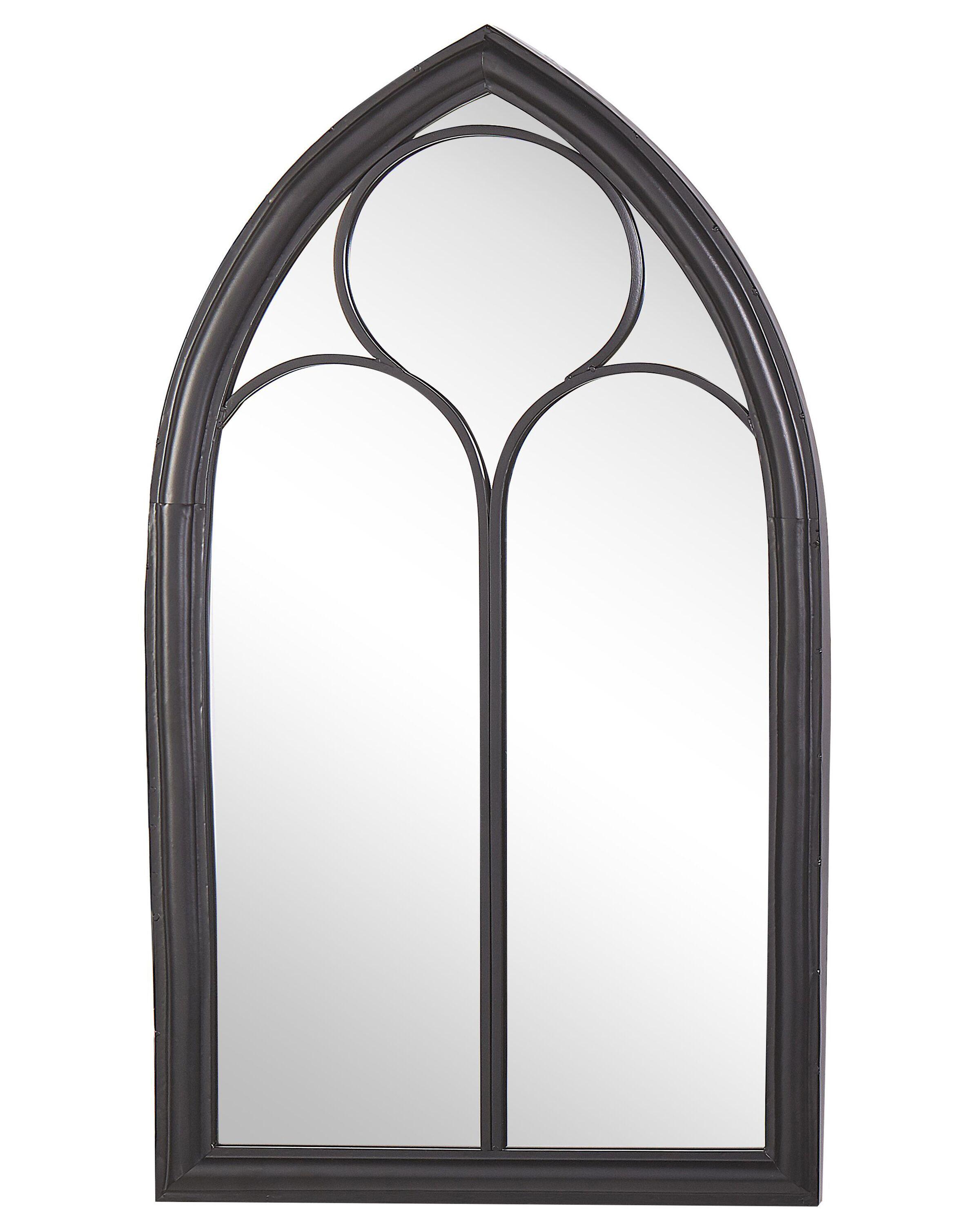 Wandspiegel TRELLY 62 cm 113 cm Metaal Zwart