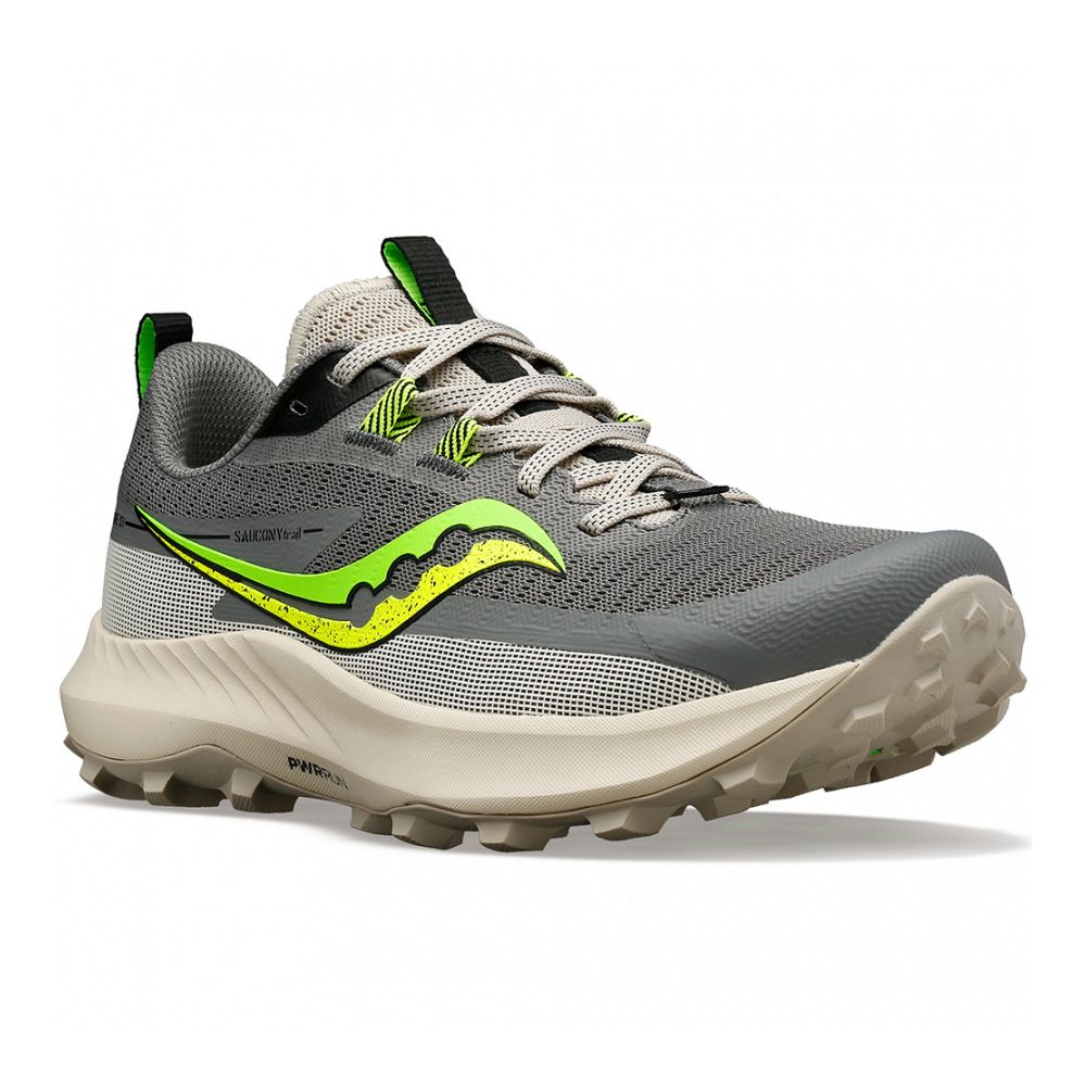 Saucony PEREGRINE 13 - Chaussures trail Femme gravel/slime