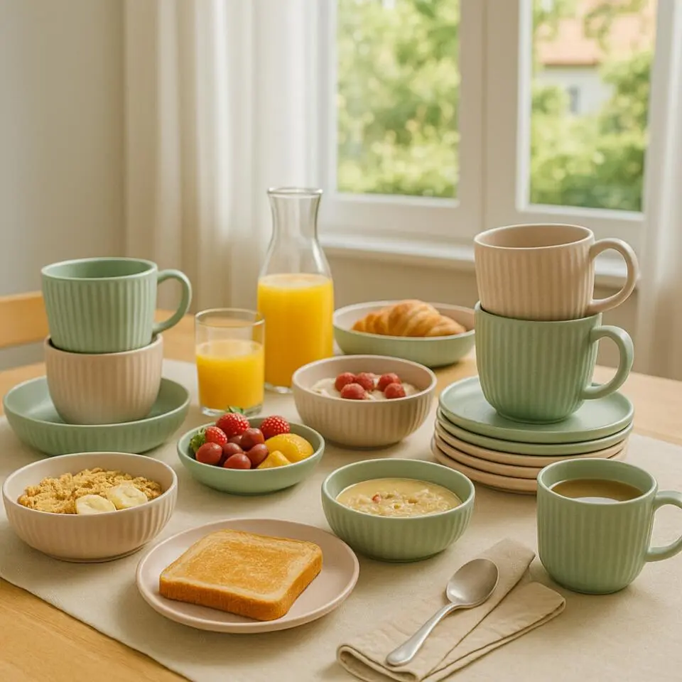 OTIX Koffiekopjes 12 stuks Aurora - Multikleur