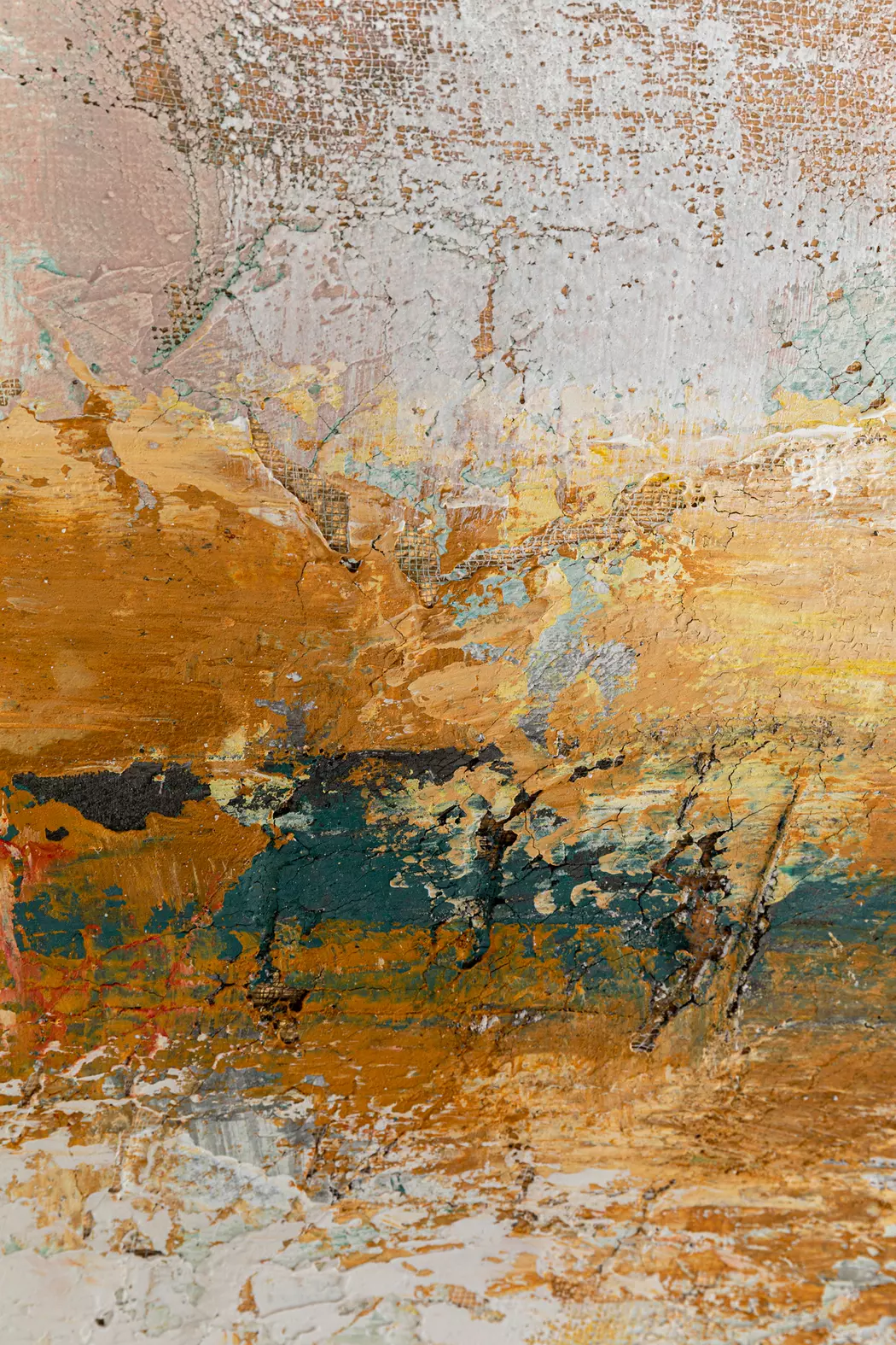 Wandbild 120 x 120 cm Dust Gold 54194
