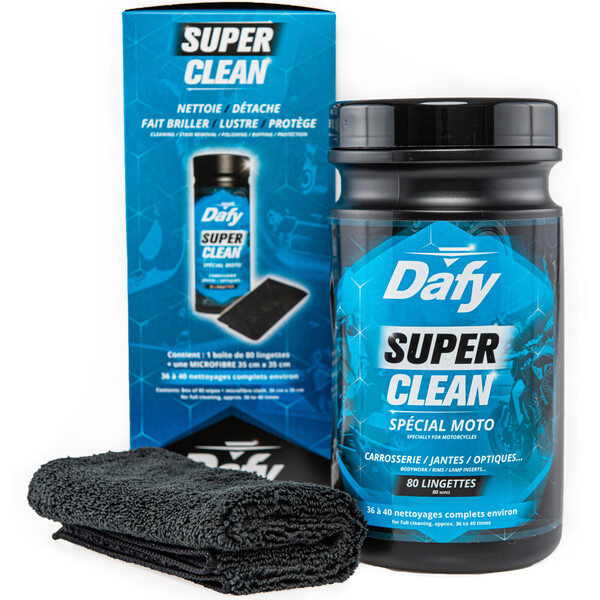 Dafy Moto - Lingettes nettoyantes Super Clean
