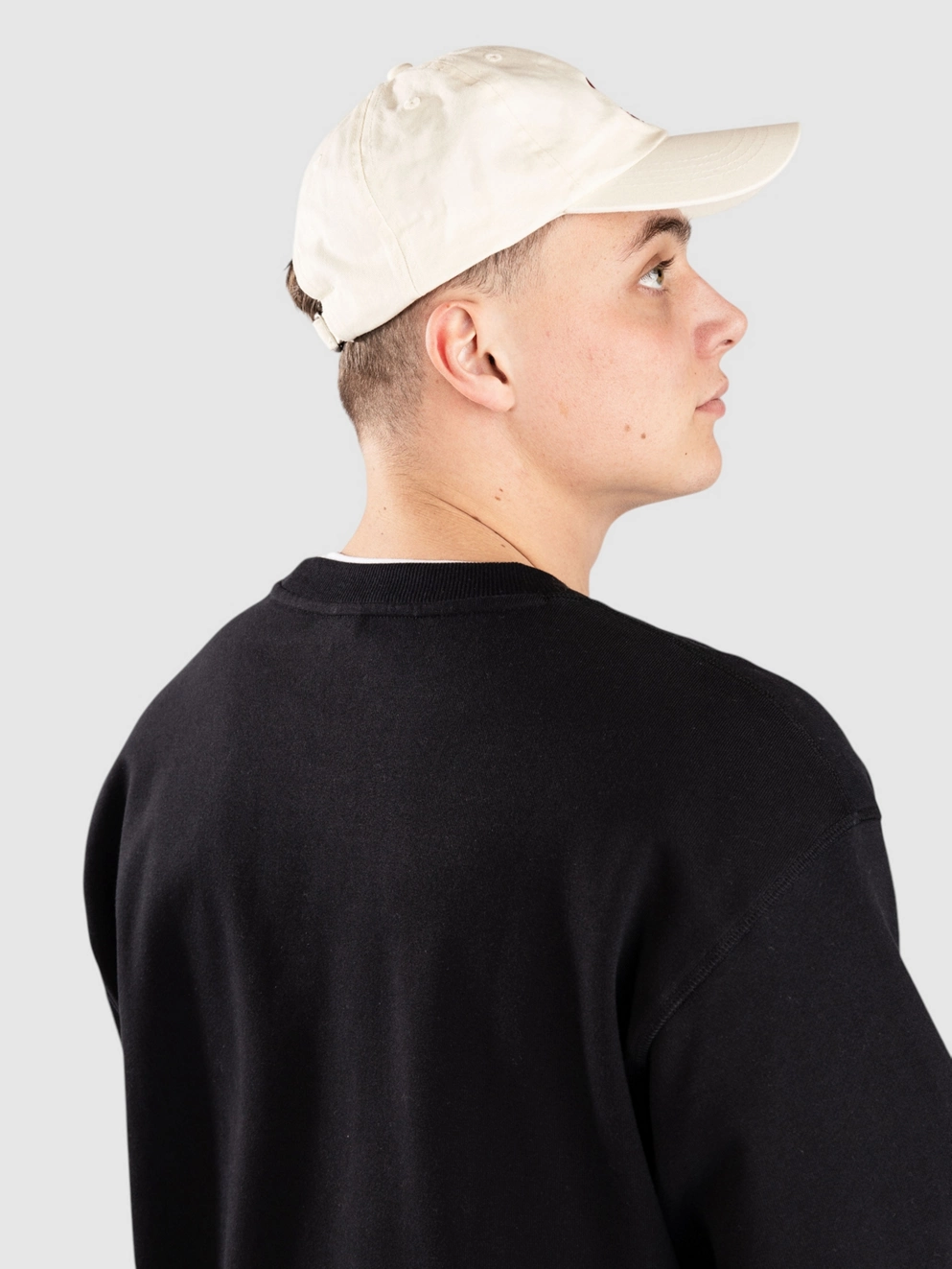 New Balance Numeric French Terry Crew Sweater black