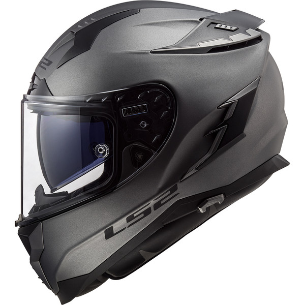 LS2 - Casque FF327 Challenger Solid Gris Mat