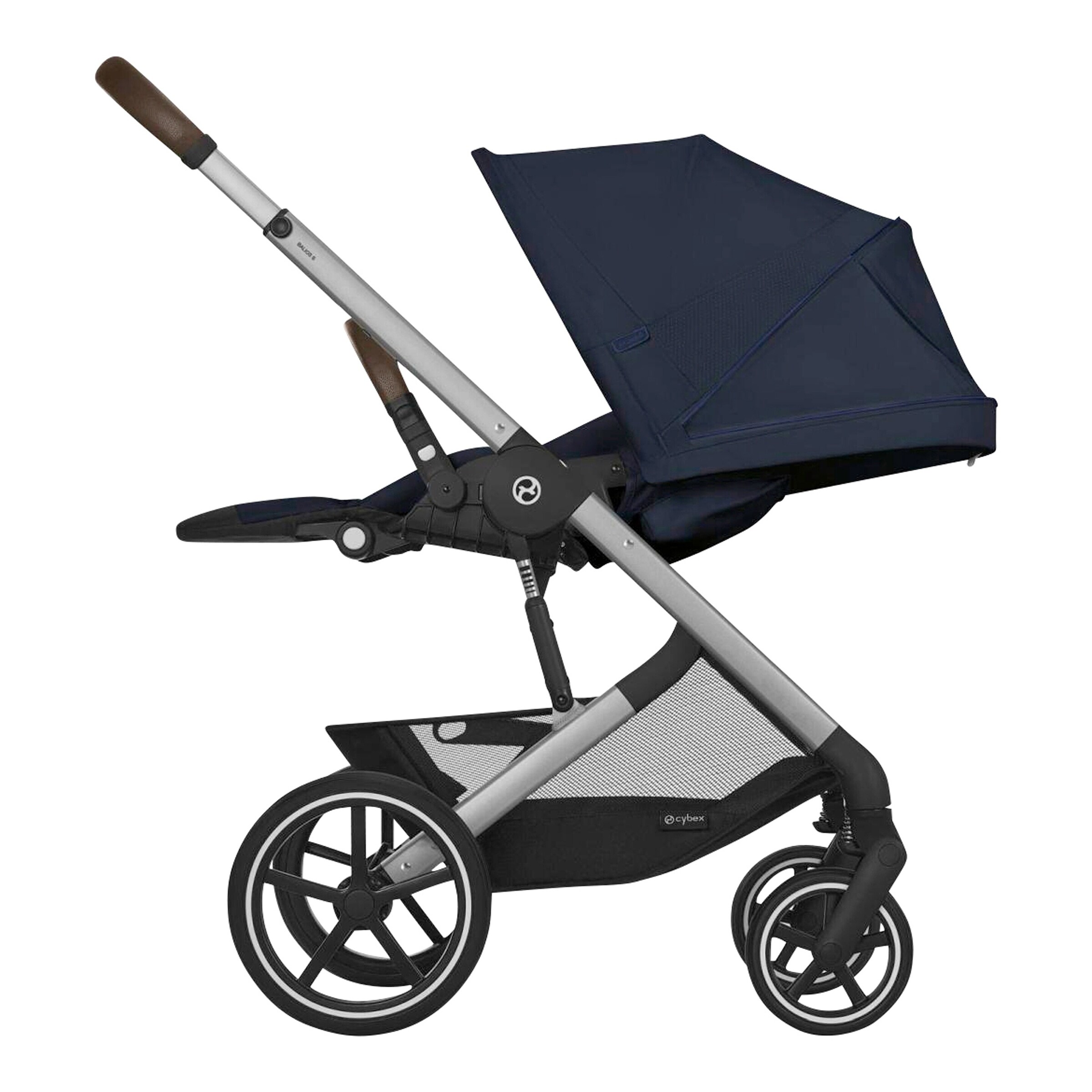 Cybex - GOLD Kinderwagen BALIOS S LUX silver / ocean blue