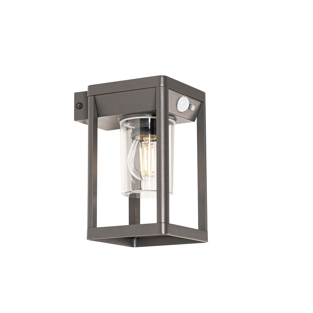 Buiten wandlamp donkergrijs incl. LED en dimlicht op solar - Sonne