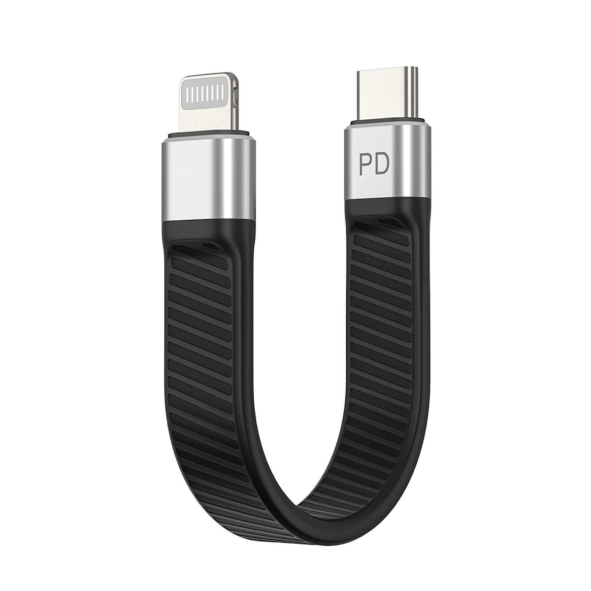 NÖRDIC kort flatkabel 14cm USB-C til lynrask lading PD18W brikkesett C94