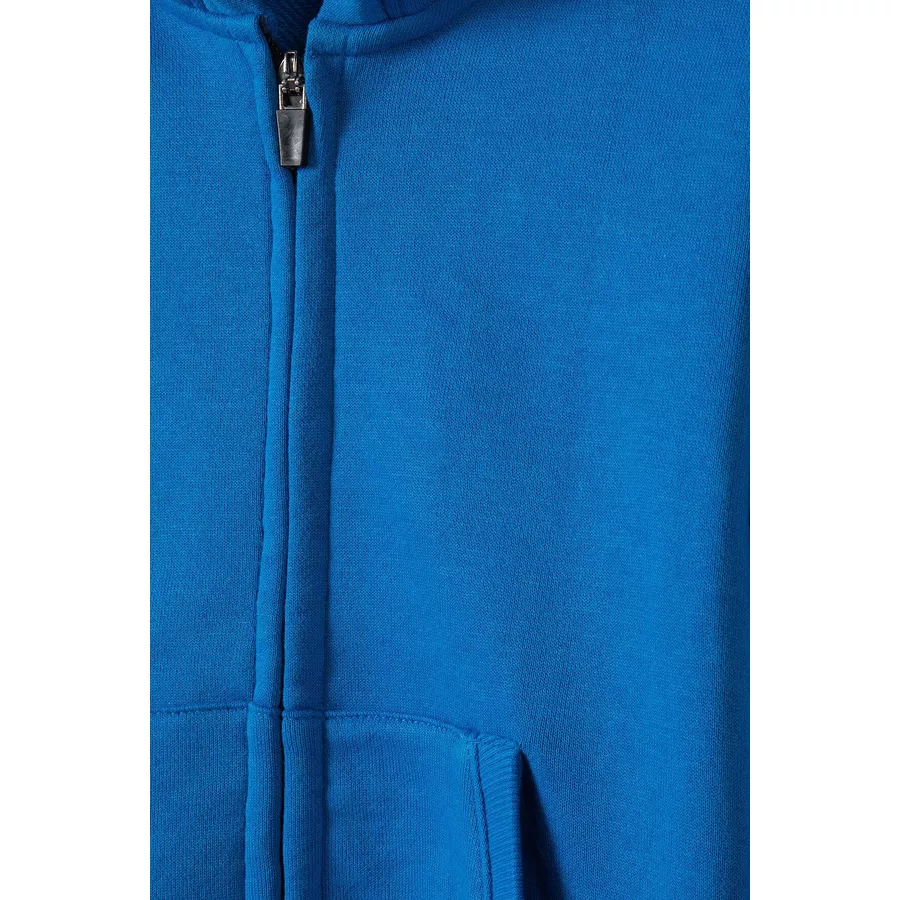 MINOTI Hoodie mit Zipper Blau