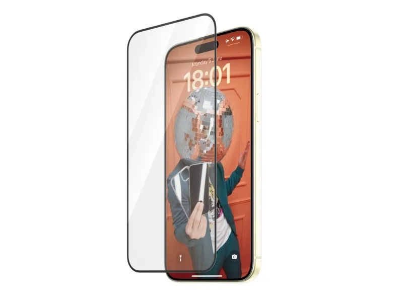 PanzerGlass™ | Ultra-Wide Fit - Skærmbeskyttelse til mobiltelefon - Re:fresh | Apple iPhone 15 Plus