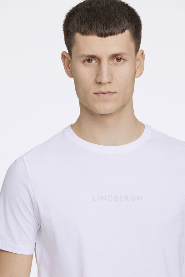 Lindbergh Lindbergh print tee S/S Hvid