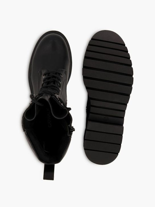 Catwalk Schnür-Stiefelette Schwarz