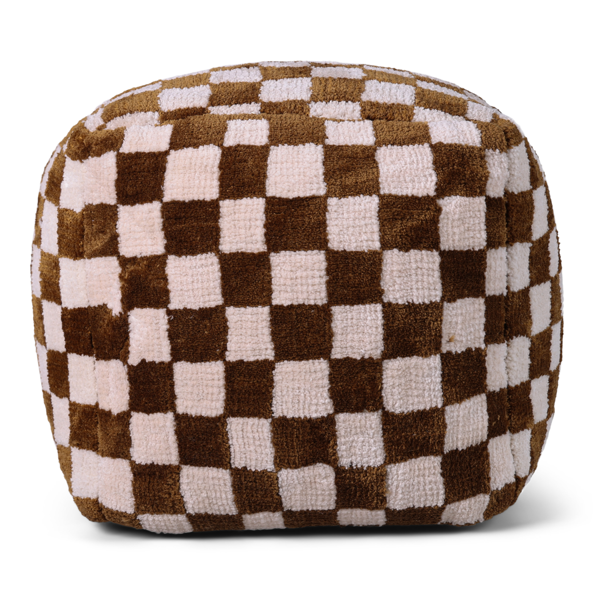 Poef Liam cognac 45cm