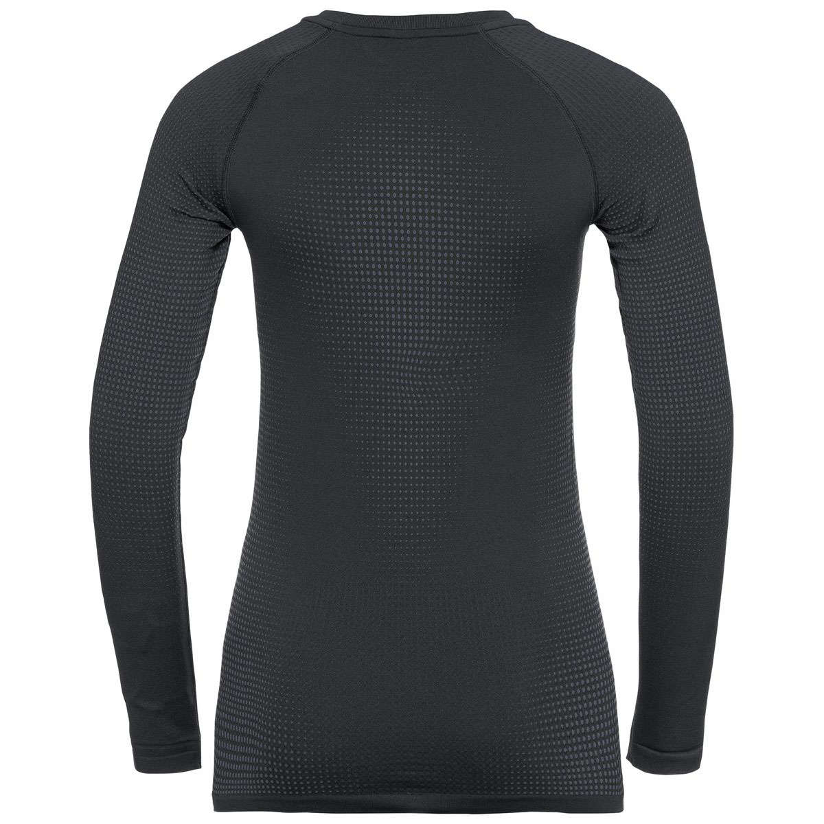 Odlo Performance Warm Eco Crew Neck Thermoshirt Lange Mouwen Zwart