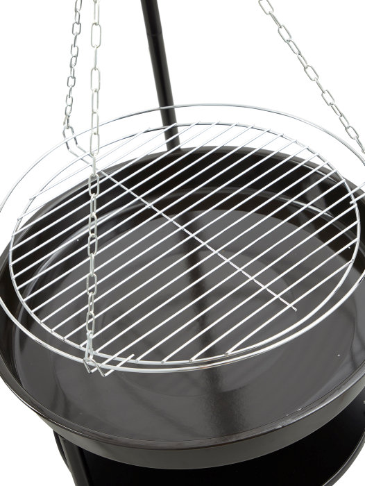 Bålsted tripod med bålfad og rist - Grillexpert