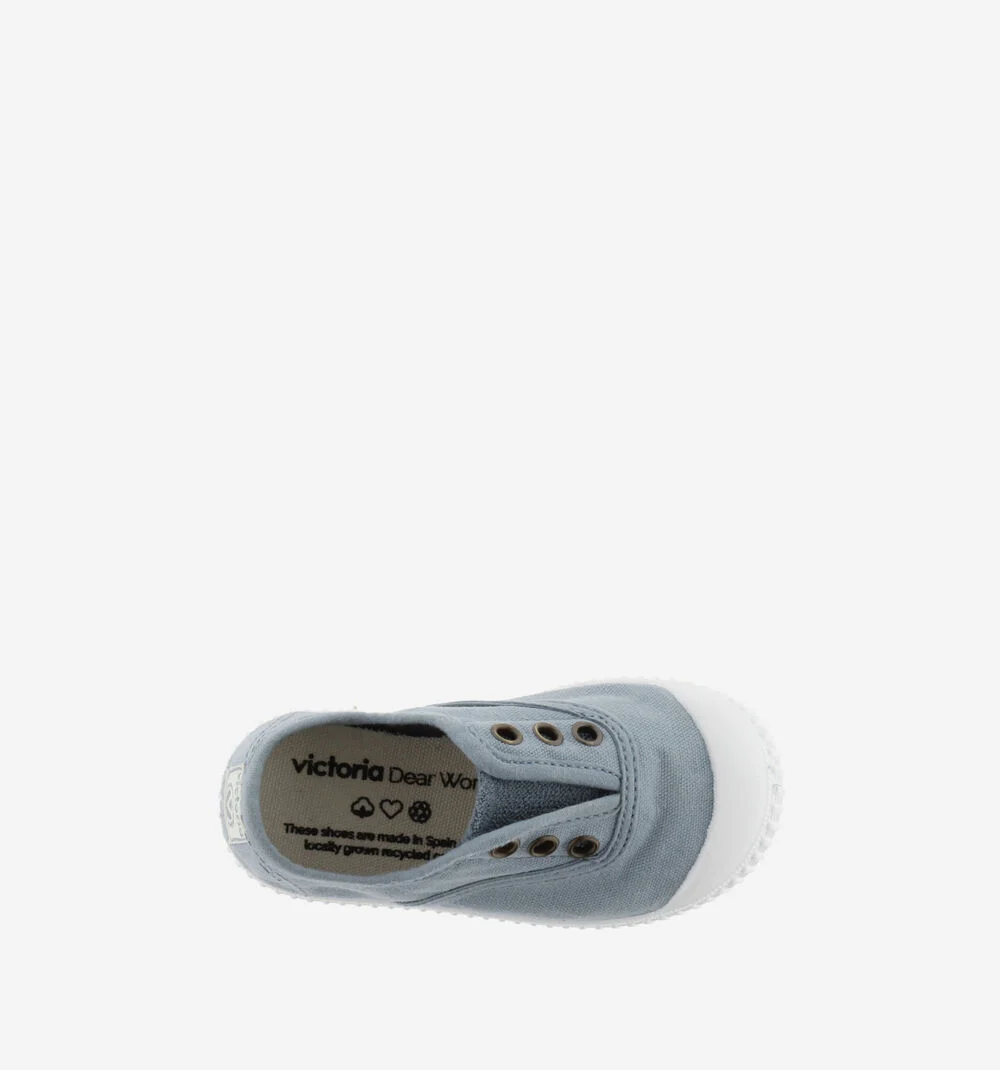 1915 INGLESA TENNIS TOILE DREC® ÉLASTIQUE Baskets en toile avec élastique pour enfant ATLANTICO