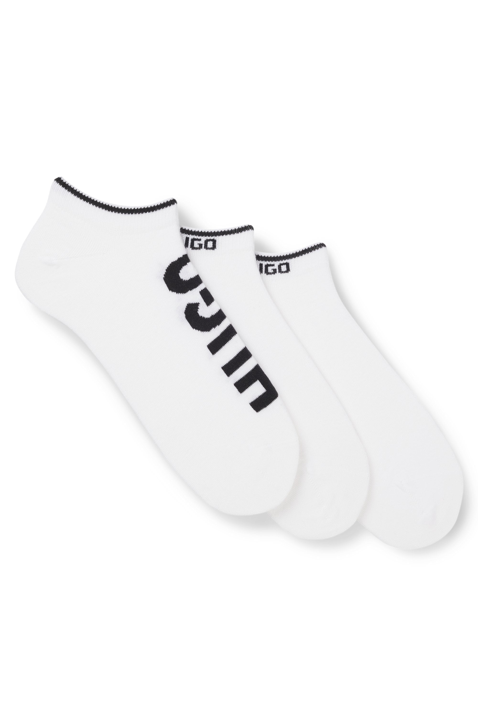 HUGO Underwear Sneakersocken »3P AS LOGO CC« 3 Paar tlg. mit Logodetails