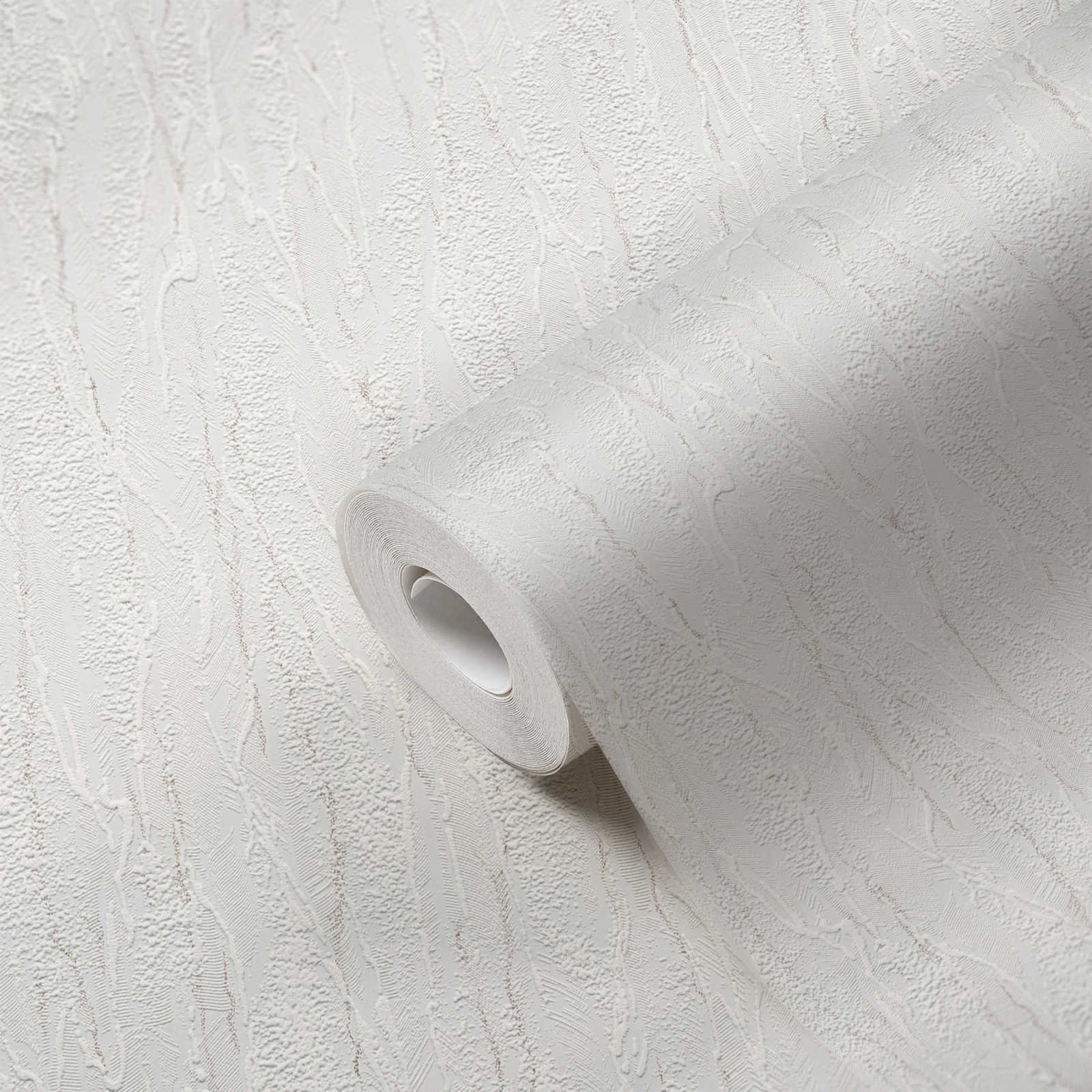 Papiertapete STRUKTURA 2 - grau - 10 Meter