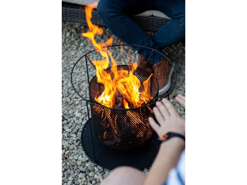 La Hacienda Feuerkorb Kora, Ø 44 cm Funktionale Feuerschale in attraktivem perforiertem Design