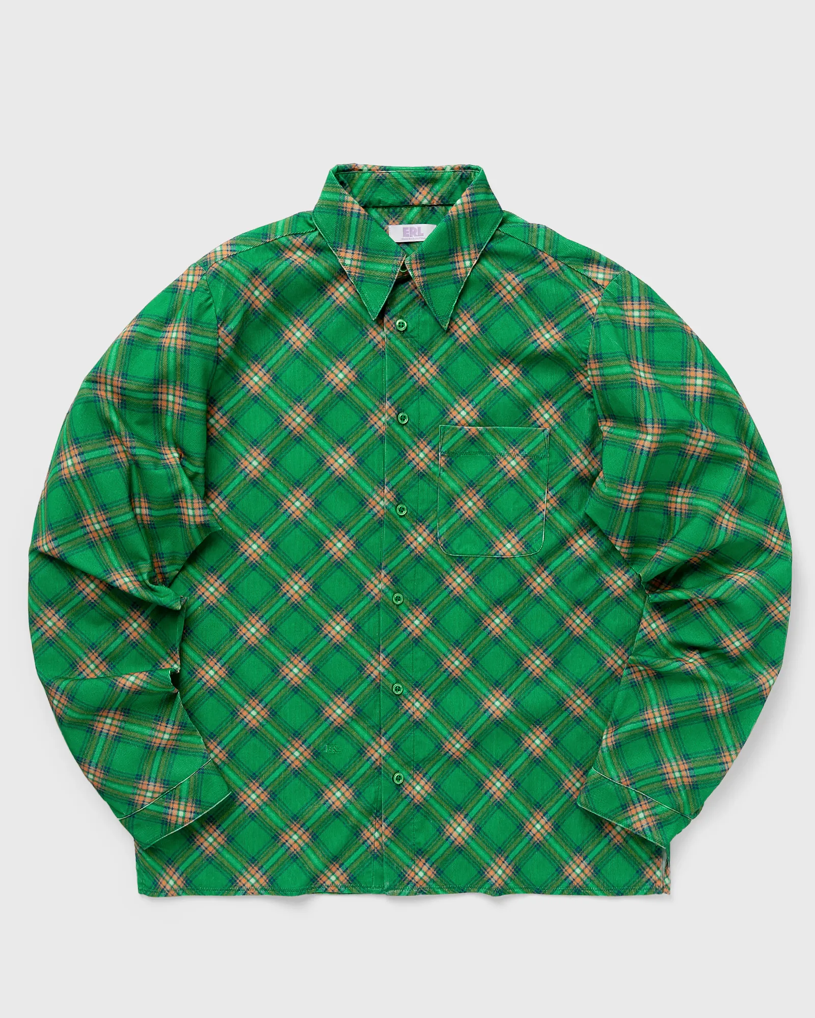 ERL PLAID CORDUROY SHIRT WOVEN