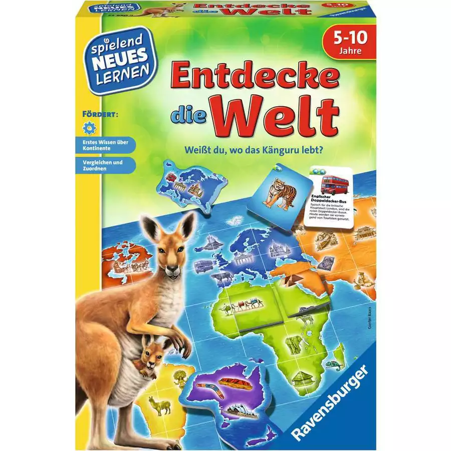 Ravensburger Entdecke die Welt bunt
