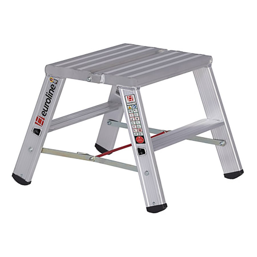 Euroline Premium 30581 Brede trapladder 2x2 treden